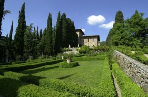 Green lush of Villa Peyron, Fiesole